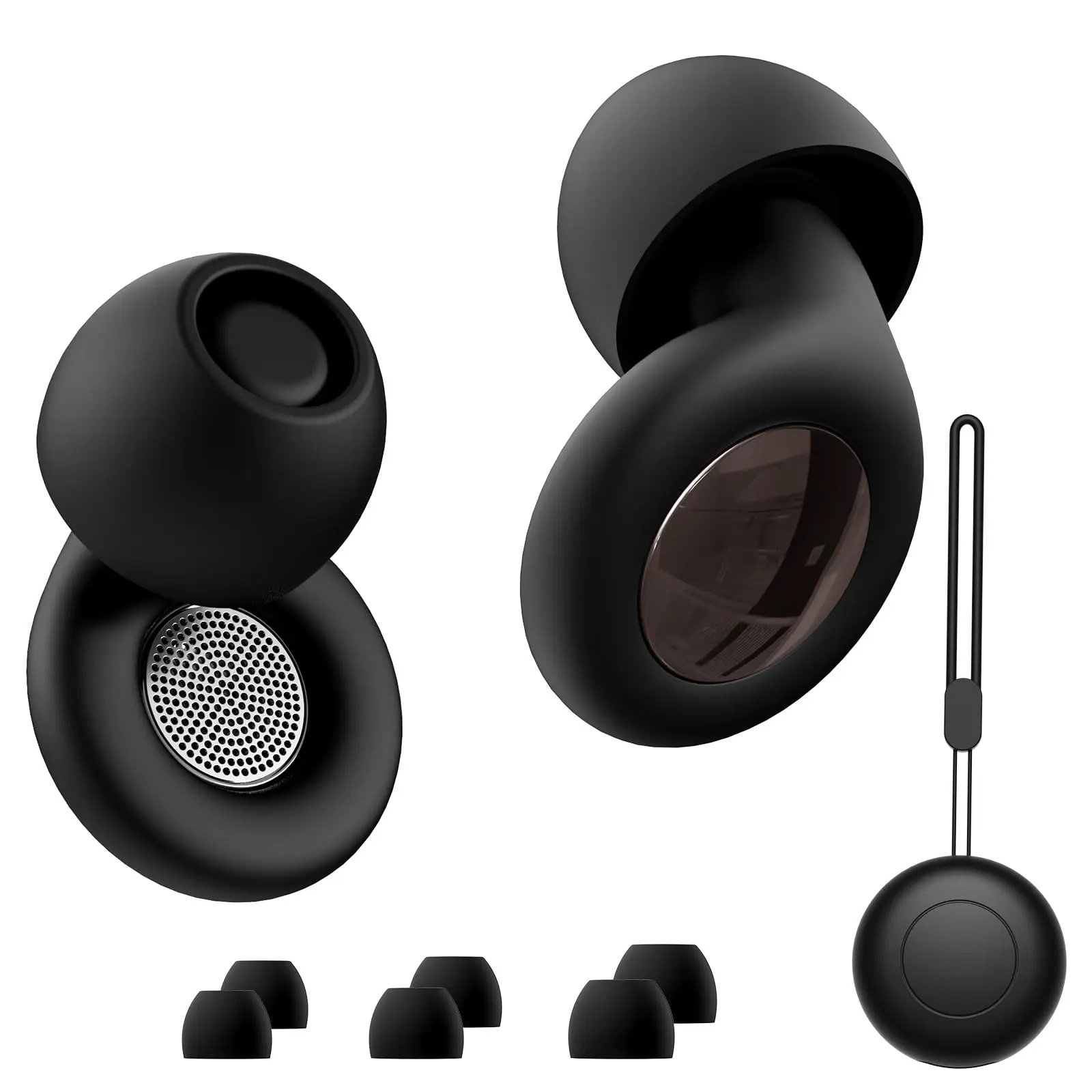 

Беруши для сна 25 дБ, силиконовые беруши с шумоподавлением для концертов, путешествий, учебы, фокуса, многоразовая защита ушей