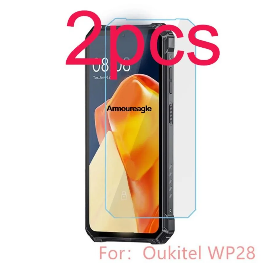 Защитная пленка из закаленного стекла HD 2 шт. для oukitel wp28 6 52 дюйма oukitelwp28 wp 28