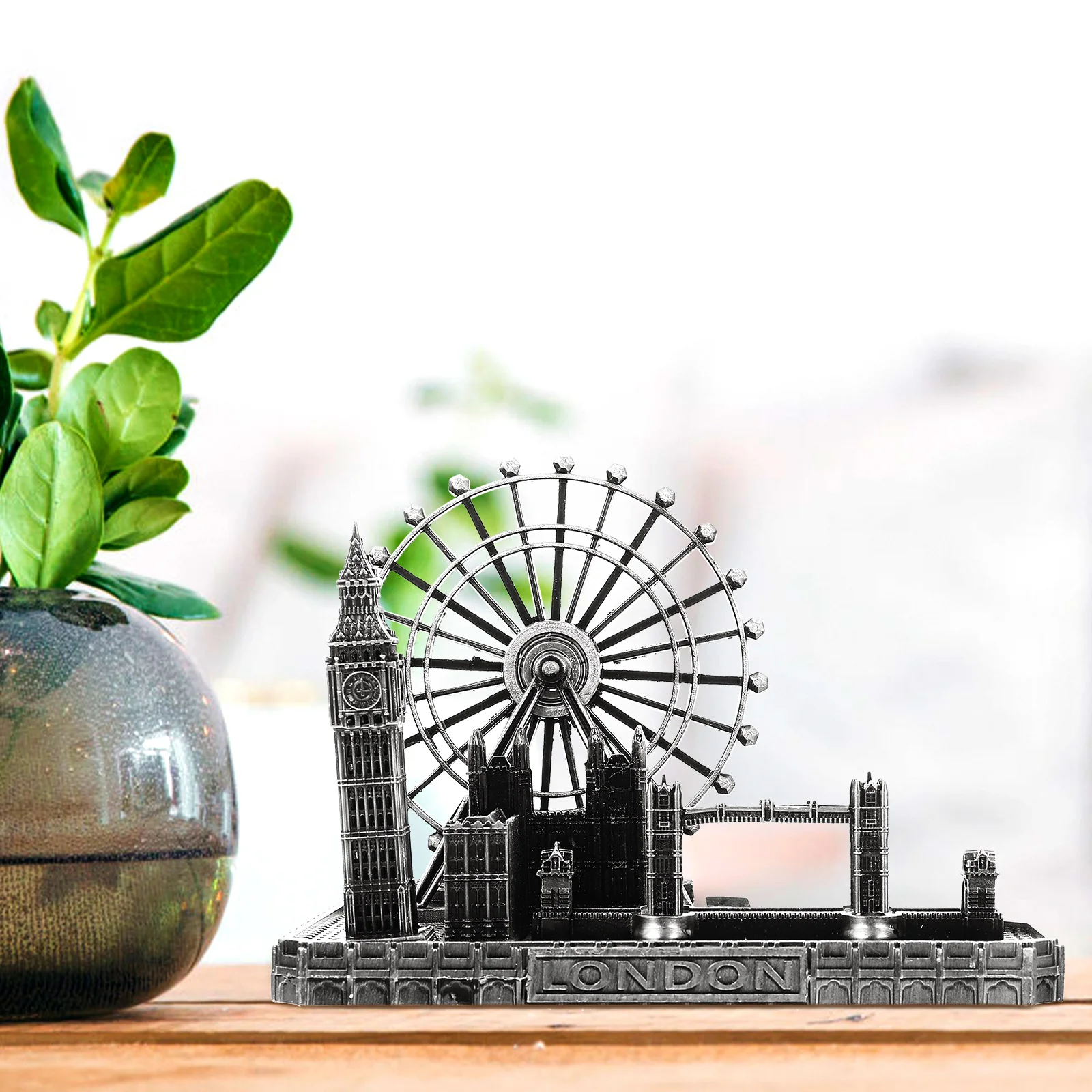 Винтажный декор металлические лондонские украшения фигурка моста модель вазы