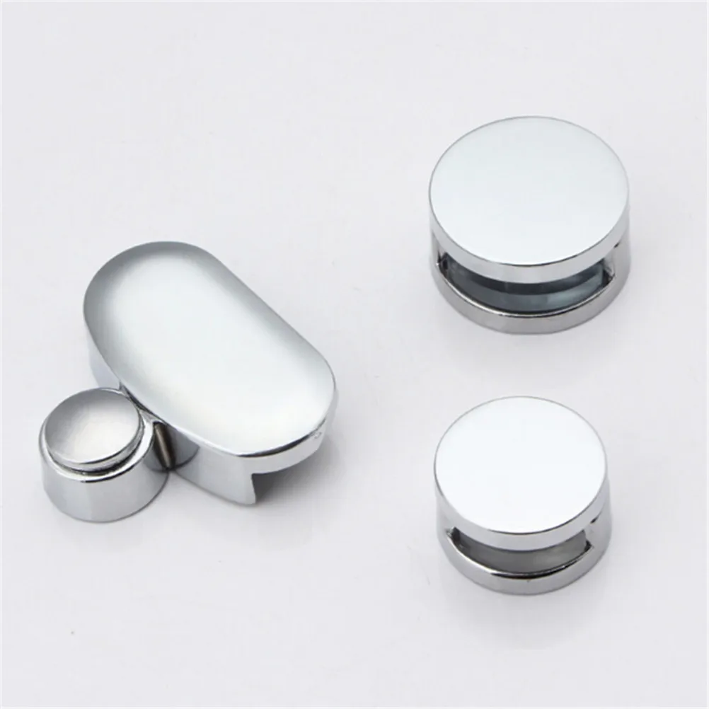 

Bathroom Mirror Glass Mirror Hinger Fixed Accessories Advertising Plate Glass Clamp Fixed Clip Mirror Mirror Fixed Fitting