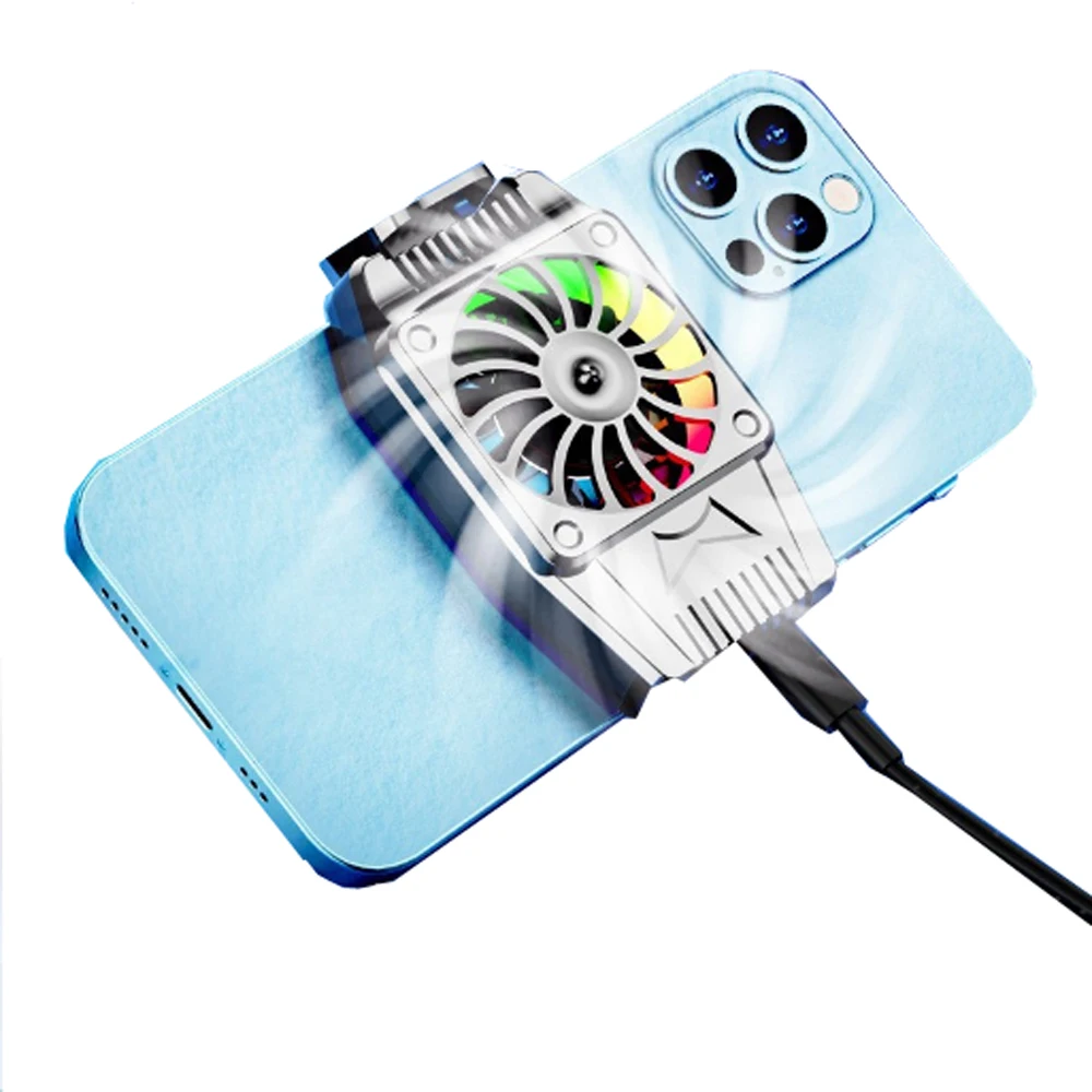 

Ordinary Plug-in Phone Radiator Game Cooler System Quick Cooling Fan For For Gaming phone Silent Phone Cooler