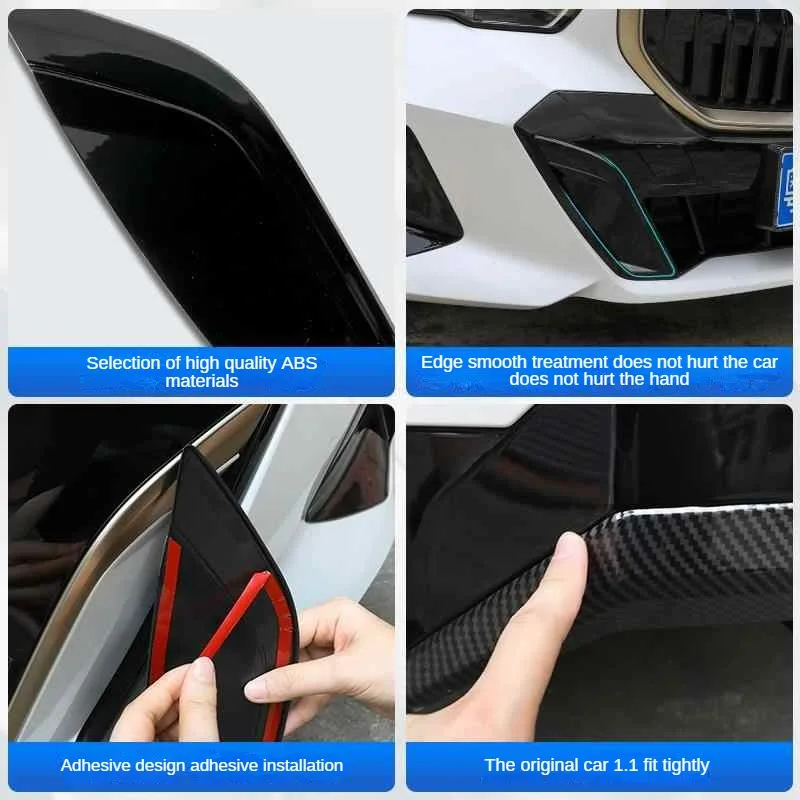 Декоративная полоса из углеродного волокна с зеркальными зубьями подходит для BMW
