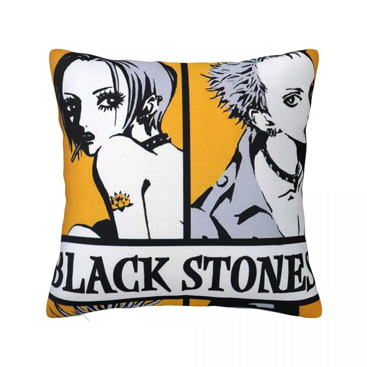 

Black Stones Anime Pillowcase Soft Polyester Cushion Cover Gift Nana Osaki Punk Manga Pillow Case Cover Chair Zippered 45X45cm