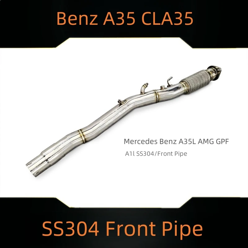 Для автомобильных аксессуаров выхлопная труба для Benz A35 CLA35 передние трубы с