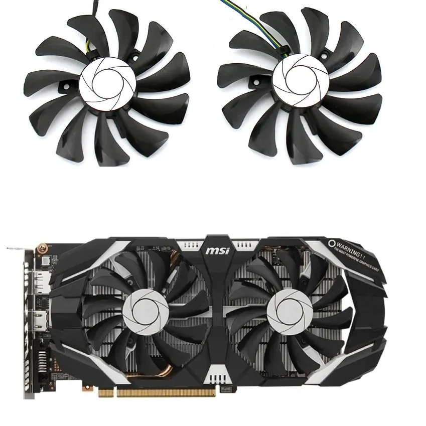 Новый вентилятор охлаждения 85 мм 4 контакта замена для MSI GTX 1060 OC 6G 960 P106-100 P106 GTX1060