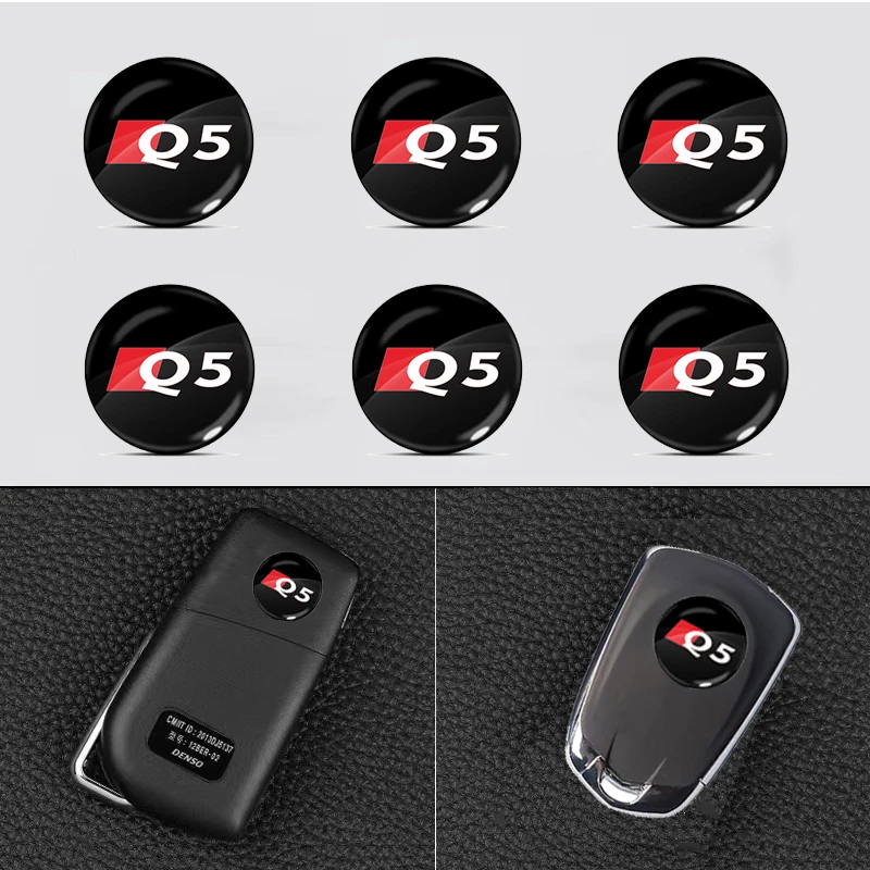 

Car Key Sign Sticker for Audi Sline Q5 Q3 TT A7 A5 A3 A1 A4 A6 A8 Q7 S S3 S4 S5 S8 B6 B8 8P C5 C6 Sports Avant Car Accessories