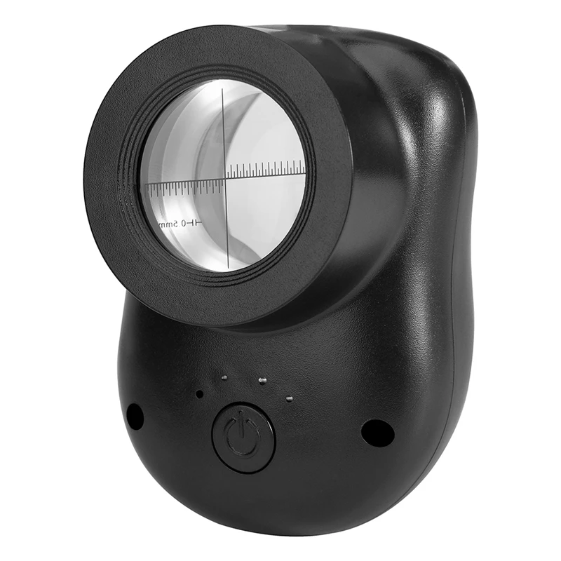 

40X лупа с двойной стеклянной линзой и яркими светодиодными лампами (3 режима), ручное ювелирное увеличительное стекло для монет, штампов