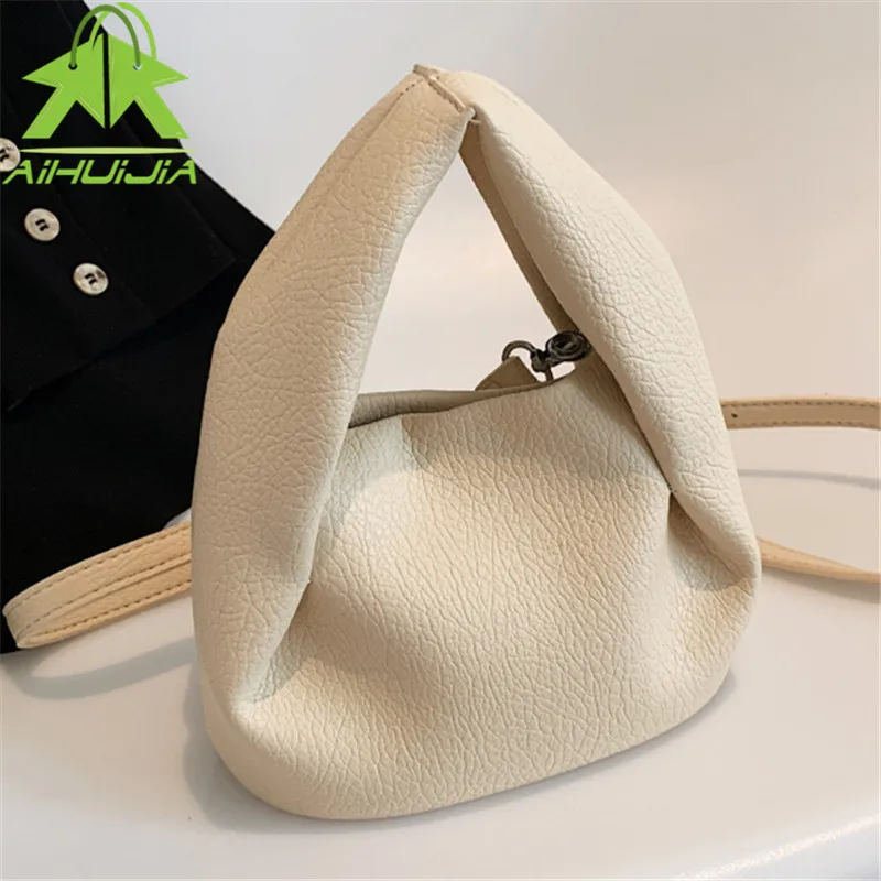 

Simple Solid Color Purses and Handbags High Quality Pu Leather Shoulder Bag for Women 2022 New Fashion Messenger Bag Sac A Main