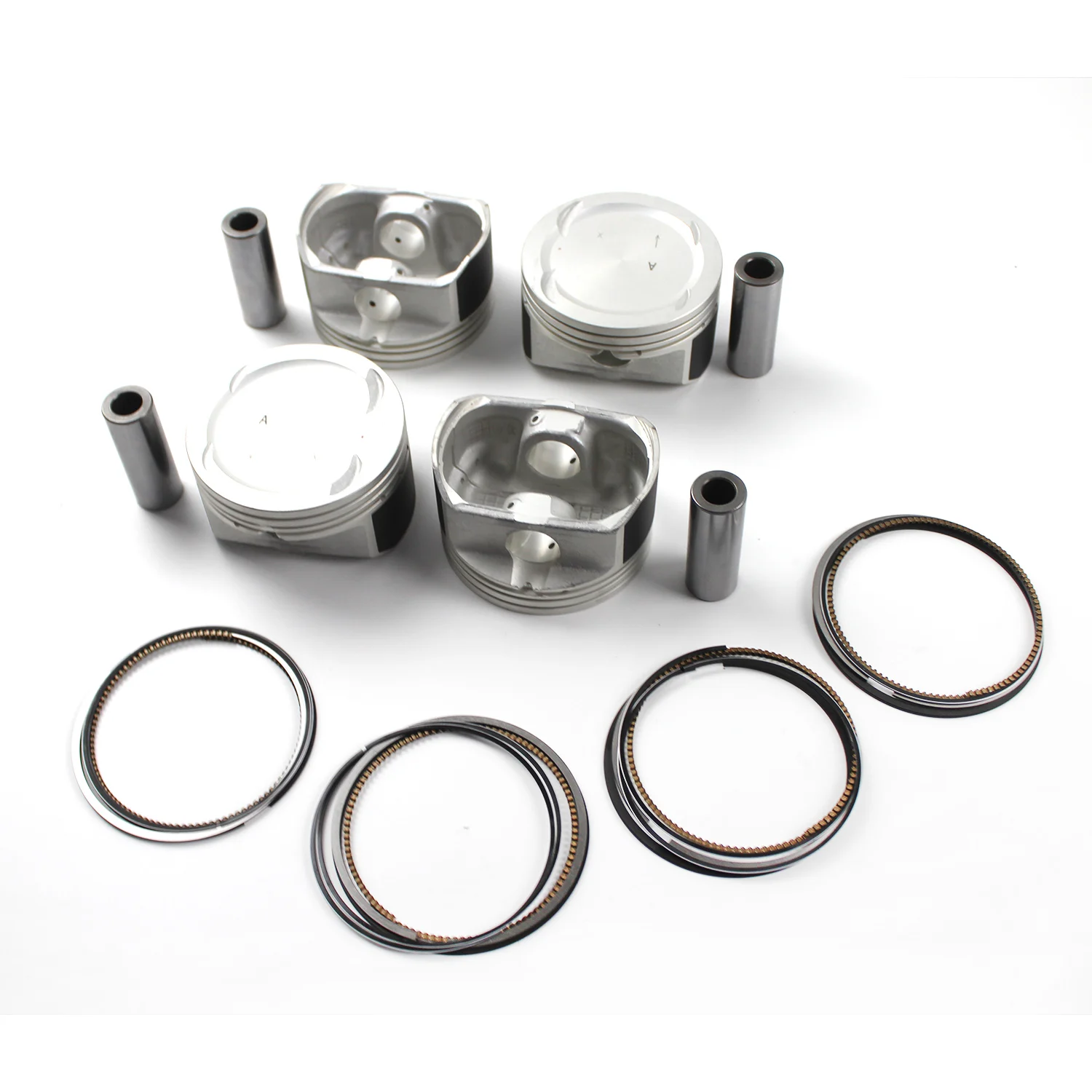 Фото 4 комплекта поршней и колец двигателя подходит для Hyundai Kia G4KC 2.4L 2004-2008 годов 23410-25211, запасные части для двигателя автомобиля, аксессуары №4