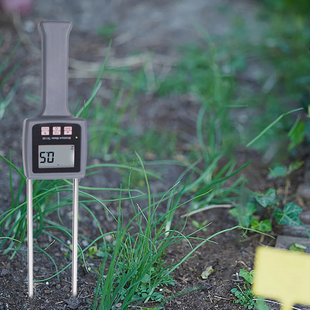 Цифровой портативный измеритель влажности сена точный тестер для корма