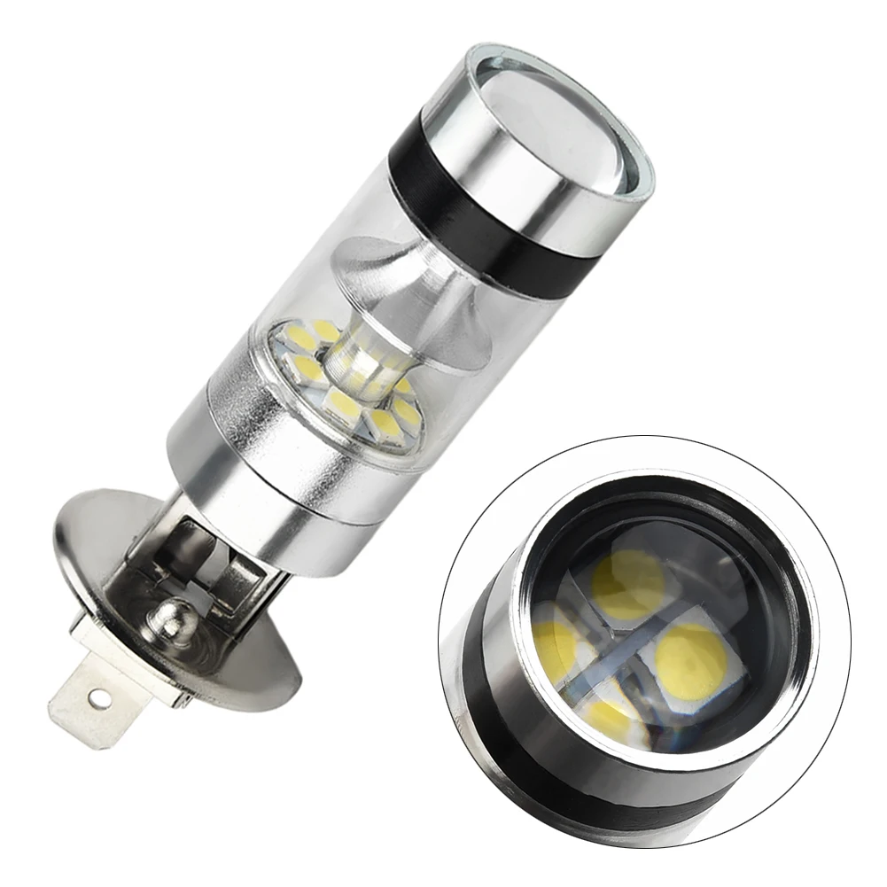 

2pcs H1 Car LED Headlight Bulbs 1000LM 100W 6000K White 12V 24V Projector Fog Driving Light Bulb Car Lights Accessories