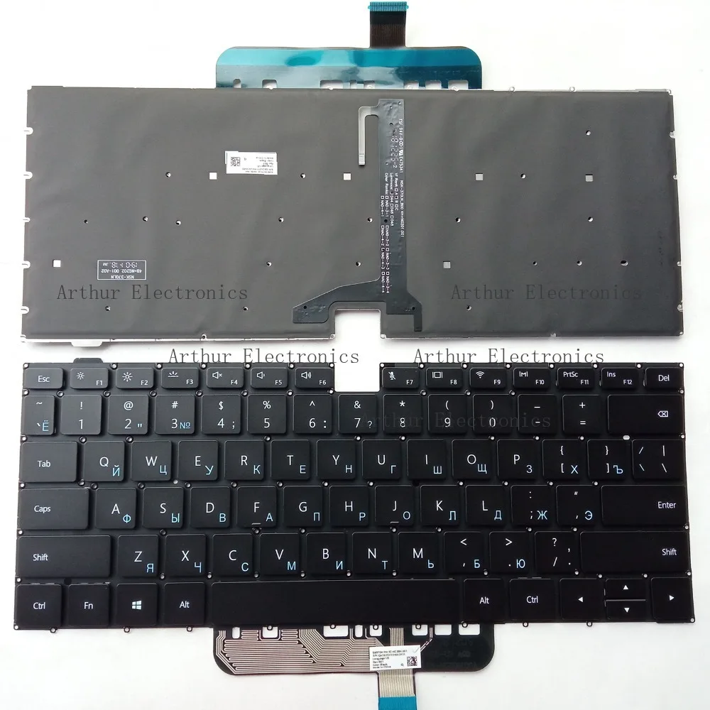 Фото ​ ​ Клавиатура для Huawei MateBook D15 BOHB-WAX9 BoB-WAH9 BOM BoDE WXX9, раскладка US RU SP, замена ​ ​ №4