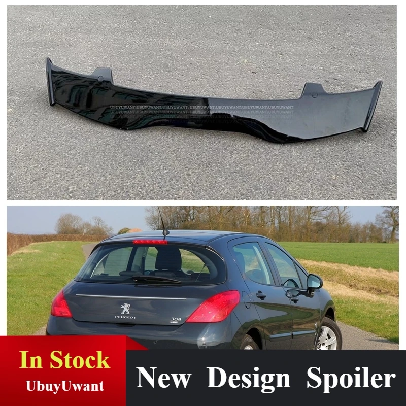 

Спойлер для Peugeot 308, спойлер из АБС-пластика высокого качества для заднего крыла автомобиля, цветной задний спойлер для Peugeot 2008, 2009, 2010, 2011, 2012, ...