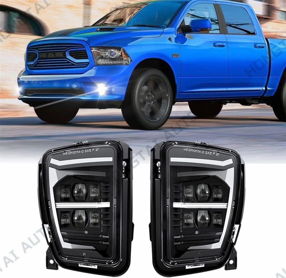 

Светодиодные противотуманные фары для Dodge Ram 1500 2013 2014 2015 2016 2017 2018 Ram Classic 2019-2022 Светодиодные противотуманные фары DRL Дневные ходовые огни