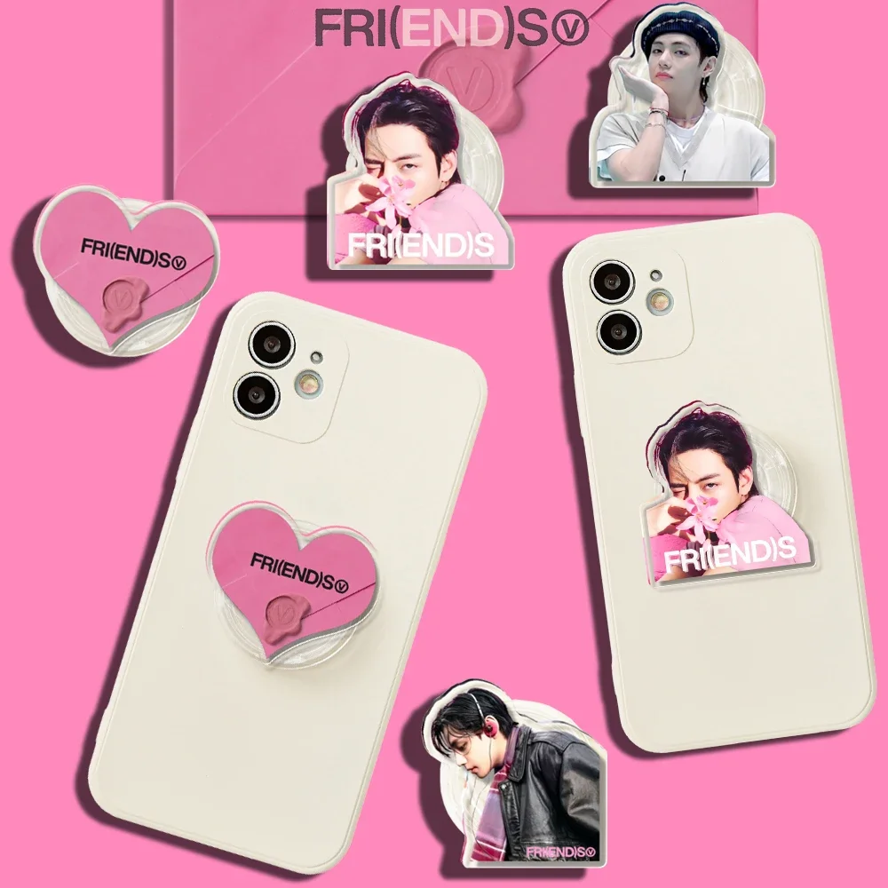 Акриловый держатель для мобильного телефона Kpop кольцевая подставка FRIENDS V альбом