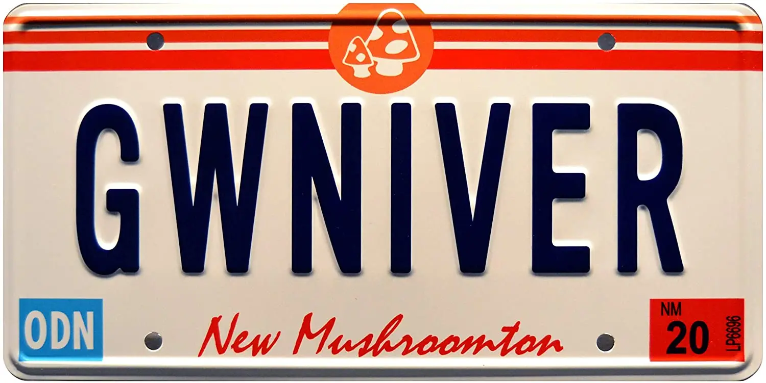 

Gwner – plaque d'immatriculation métallique estampillée pour célébrités