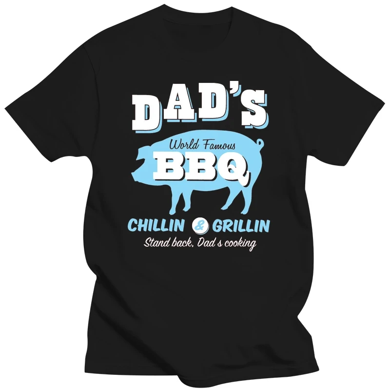 

DADS WORLD FAMOUS BBQ MENS SUMMER CHEF T-SHIRT FATHERS DAY XMAS BIRTHDAY GIFT