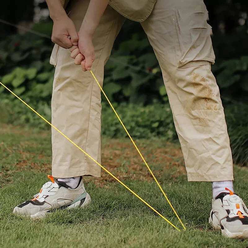 4 шт. натяжитель ветровой веревки для палатки светоотражающий ремешок кемпинга