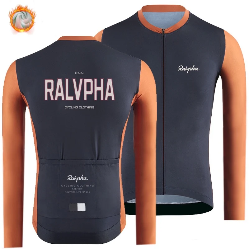 

Mens Cycling Jersey Winter Set Raphaful Cycling Clothing Ralvpha Road Racing Bike Suit Thermal Fleece Tops Maillot Ropa Ciclismo