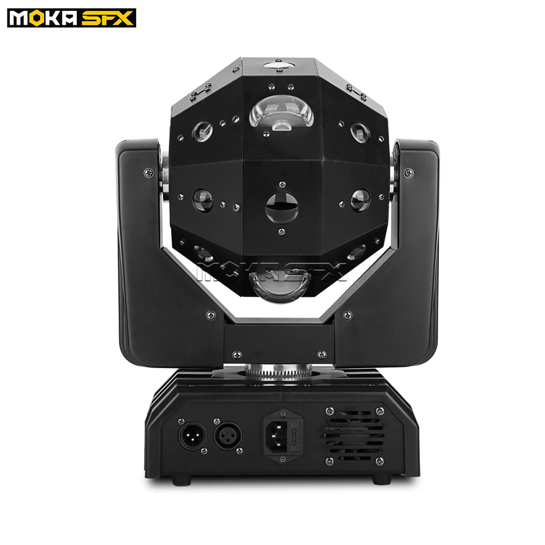 

MOKA SFX Mini LED Spot RGBW 24*3W Laser Football Moving Head 4 In 1 Rotation Football Laser Party Disco Ball Light