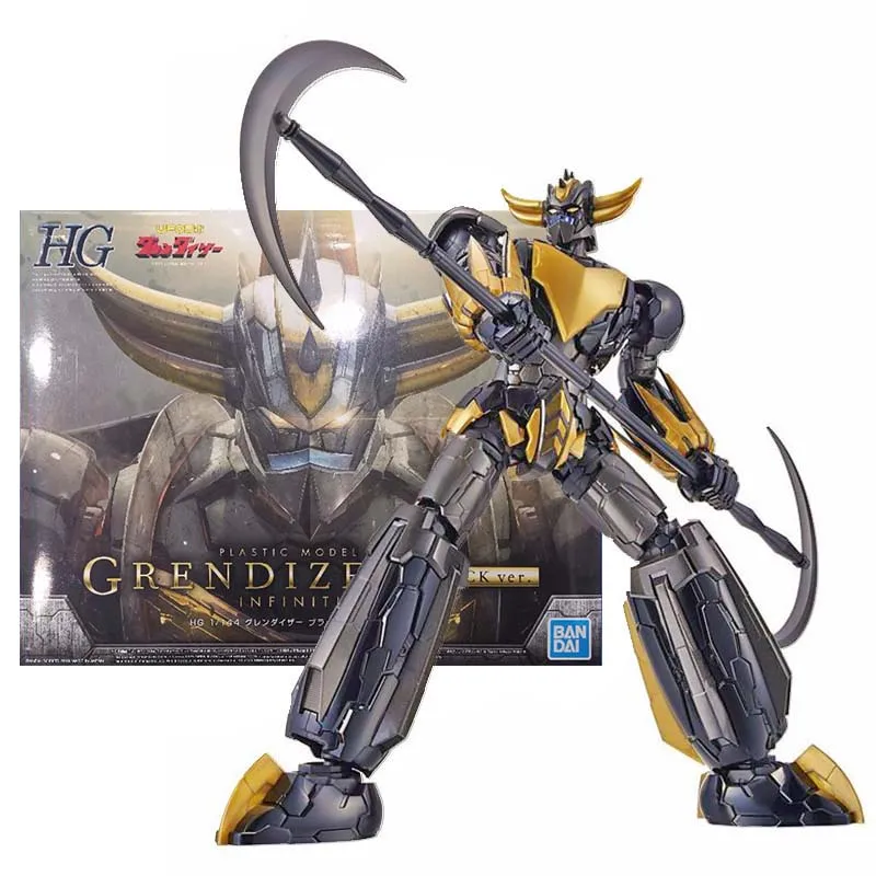 Hg Grendizer Blackin Model Kit Anime Figures Stock Toys For Children Gift