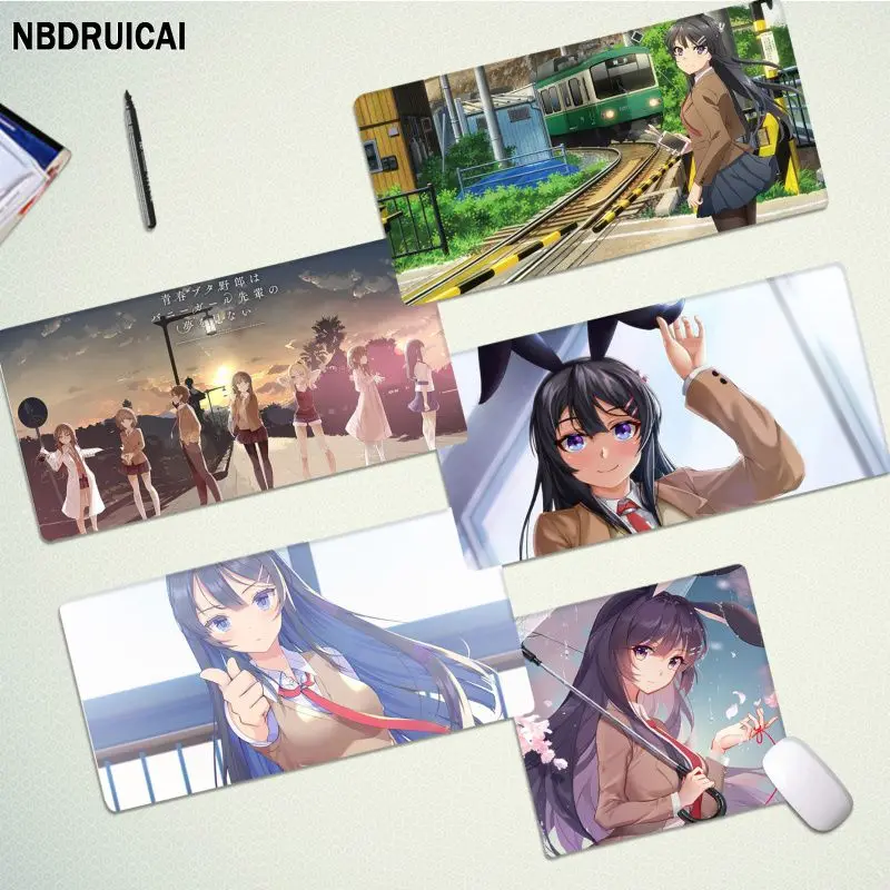 

Rascal Does Not Dream Of Bunny Girl New Large Gaming Mousepad L XL Gamer Mouse Pad Size For Customized Mouse Pad For CS GO PUBG