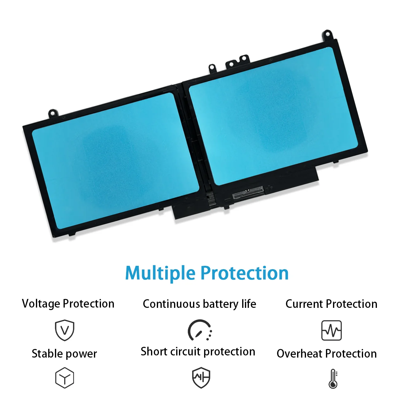 Фото Аккумулятор для ноутбука G5M10 7.4V 51WH для Dell Latitude E5250 E5450 E5550 E5470 5570 3150 3160 №2