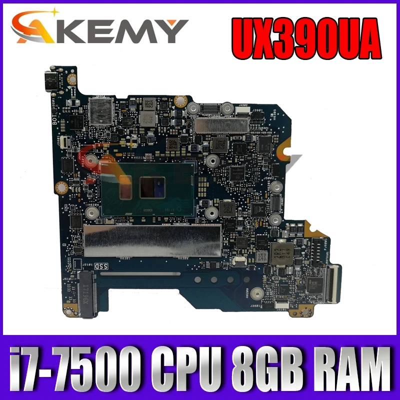 

Процессор UX390UA i7-7500, 8 ГБ ОЗУ, материнская плата REV1.2 для ASUS UX390U UX390UA UX390UAK материнская плата zenbook 90NB0CZ0-R05100, бесплатная доставка