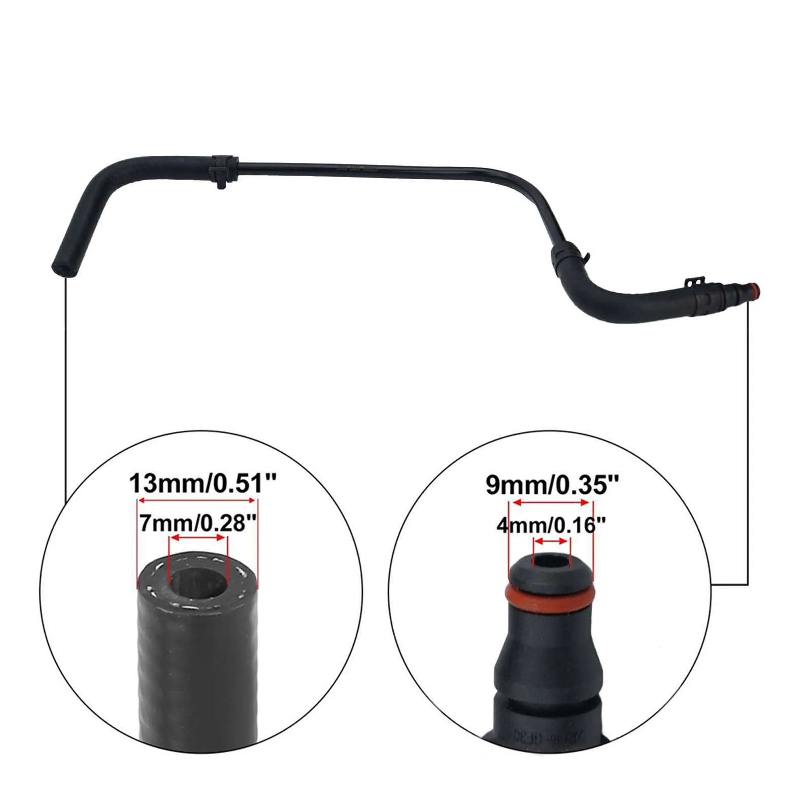 Шланг охлаждающей жидкости двигателя для Mercedes Benz C230 W203 2003 2005 L4 1 8L Материал