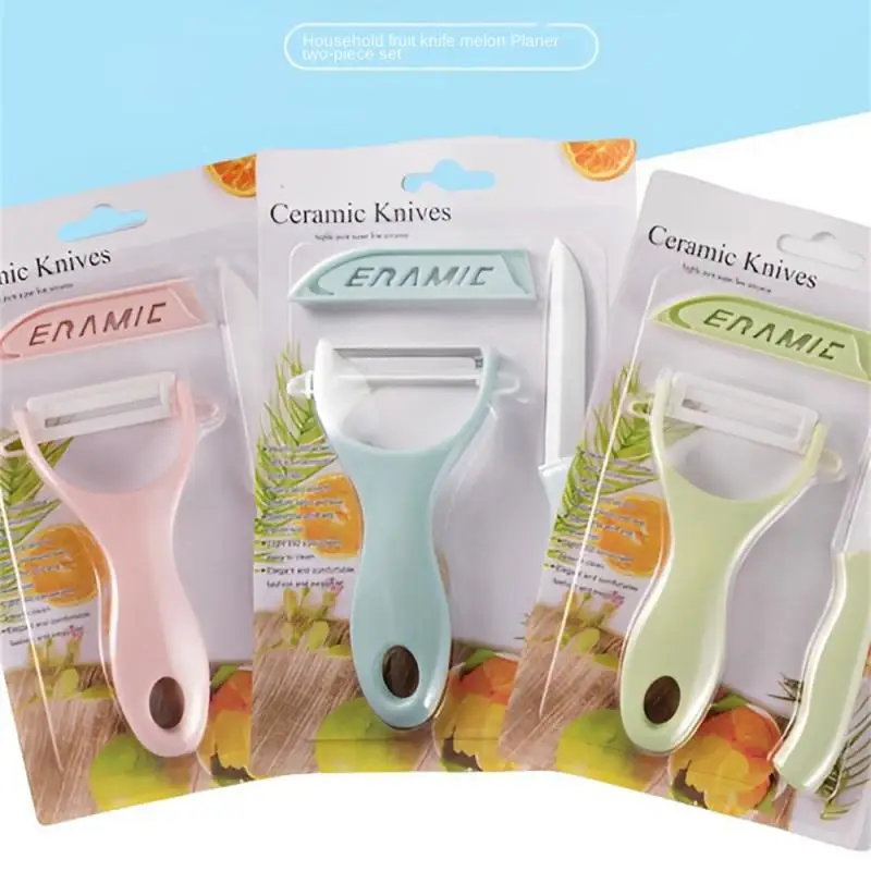 

Kitchen Vegetable Peeler Stainless Steel Melon Planer Ceramic Knife Peeler Household Multiple-Function Fruit Vegetable Peeler