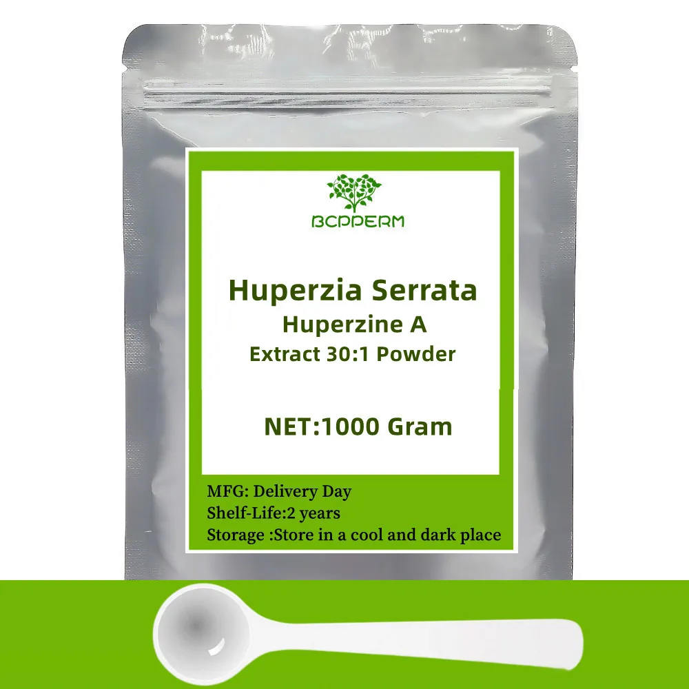 

50-1000 г Бесплатная доставка Huperzia Serrata 30:1 стандартизированный, qian Ceng Ta Tcm Huperzine A