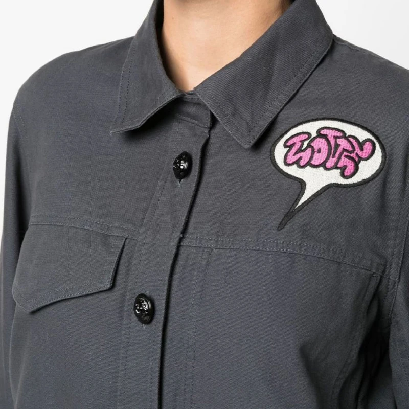 Zadig женская куртка шикарный отложной воротник повседневная рубашка с длинным