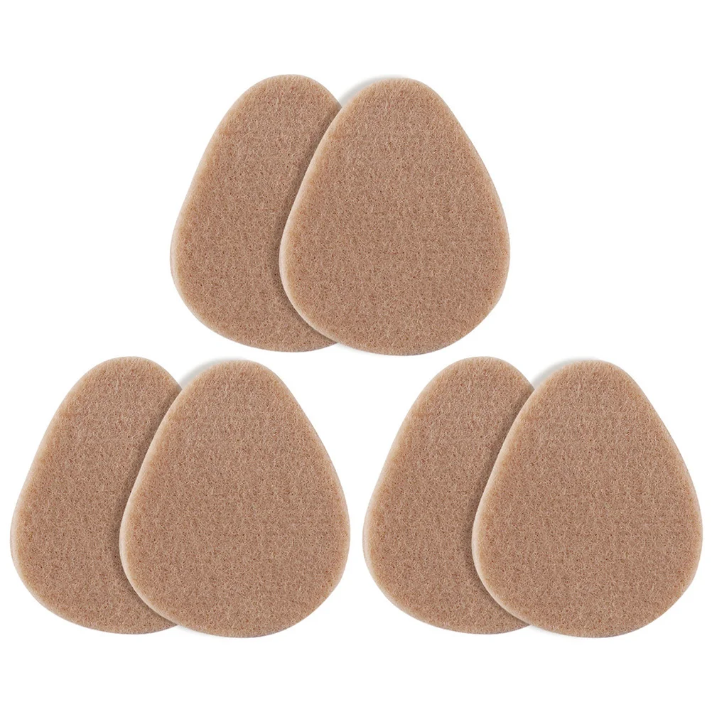 

3 Pairs Metatarsal Pads Foot Cushion Non-slip Forefoot Support Adhesive Felt Feet Shoe Tongue Miss