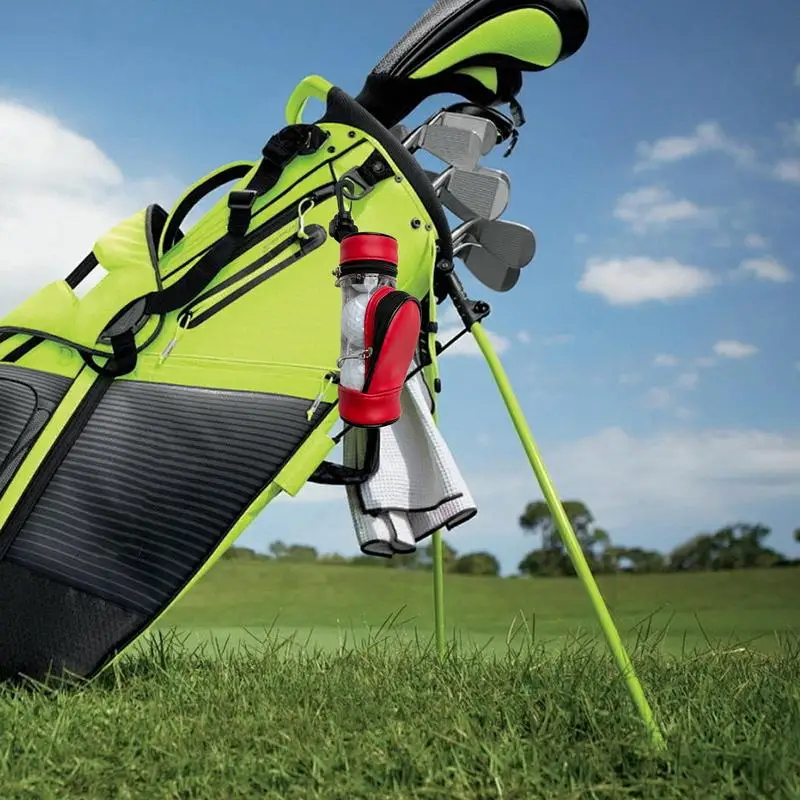 głosem Przenośna torba golfowa Pudełko do przechowywania kostek golfowych Torba biodrowa Outdoor Sports mała na piłki treningu golfowego