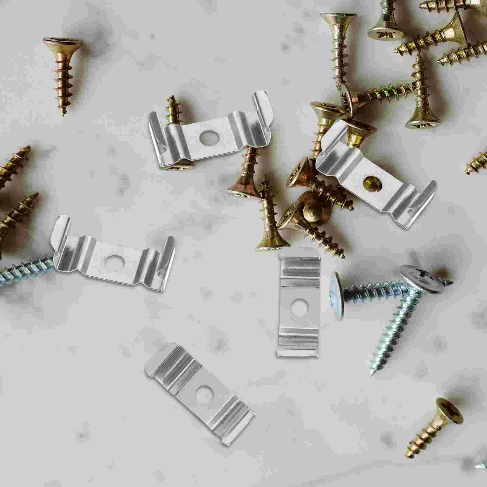 100 шт. полосы света T5 подставка U зажимы держатель кронштейны металлические