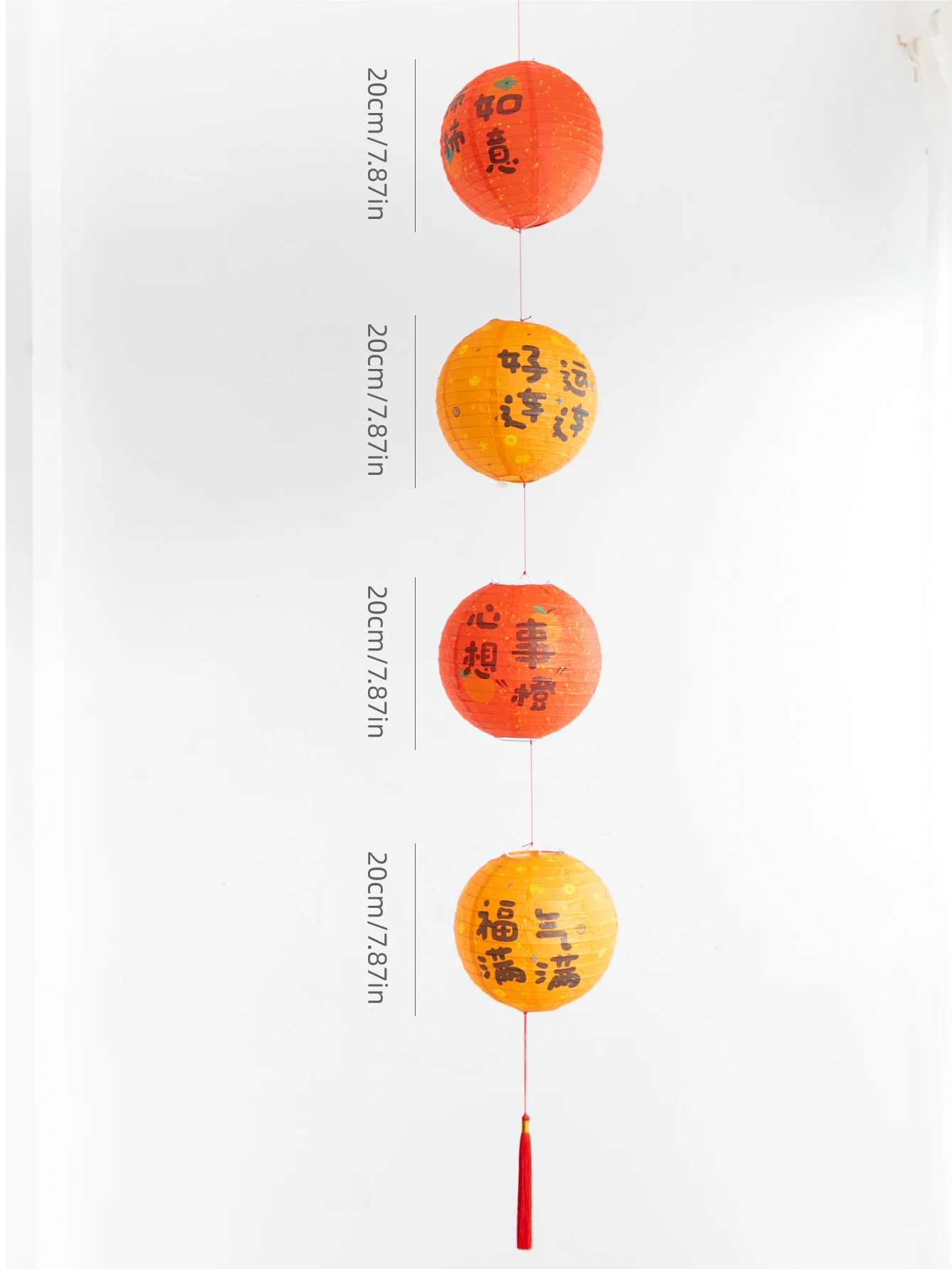 

Китайские Круглые Бумажные Фонарики 20 См, Разноцветные, Подвесные, Декоративные, Для Дома, Свадьбы, Вечеринки