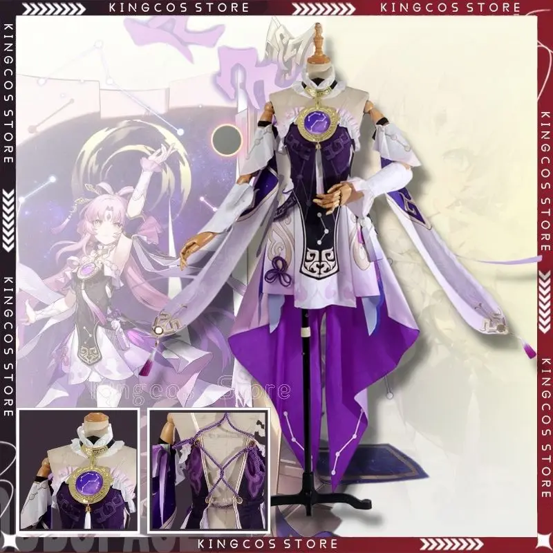 

Game Honkai Star Rail Fu Xuan Cosplay Costume Dress for Girls Women Uniform Outfit Halloween Carnival Disguise Suit for Female