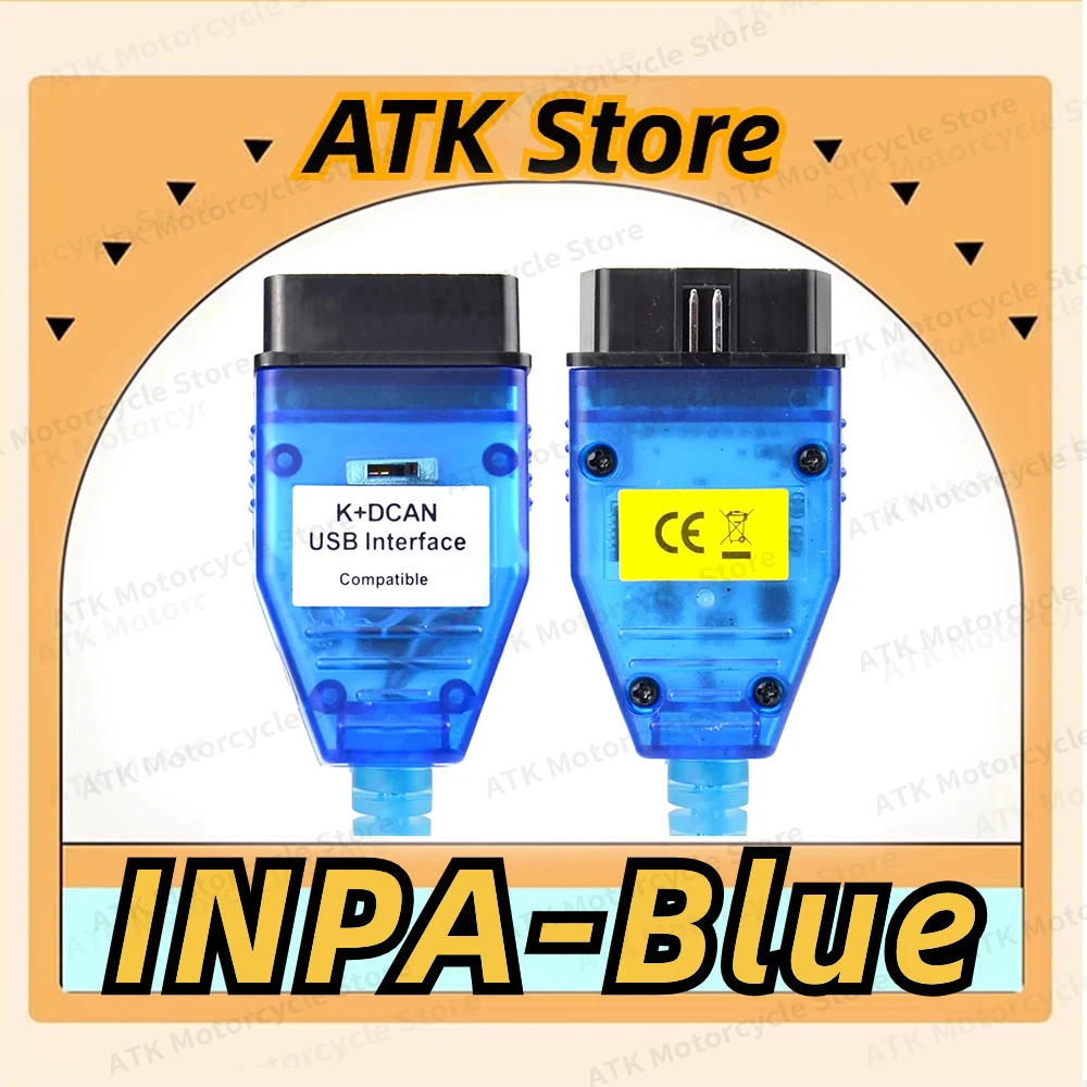 Для b-m-w K + DCAN USB-интерфейс диагностический инструмент для B-M-W E46 OBD 2 USB-кабели in-pa