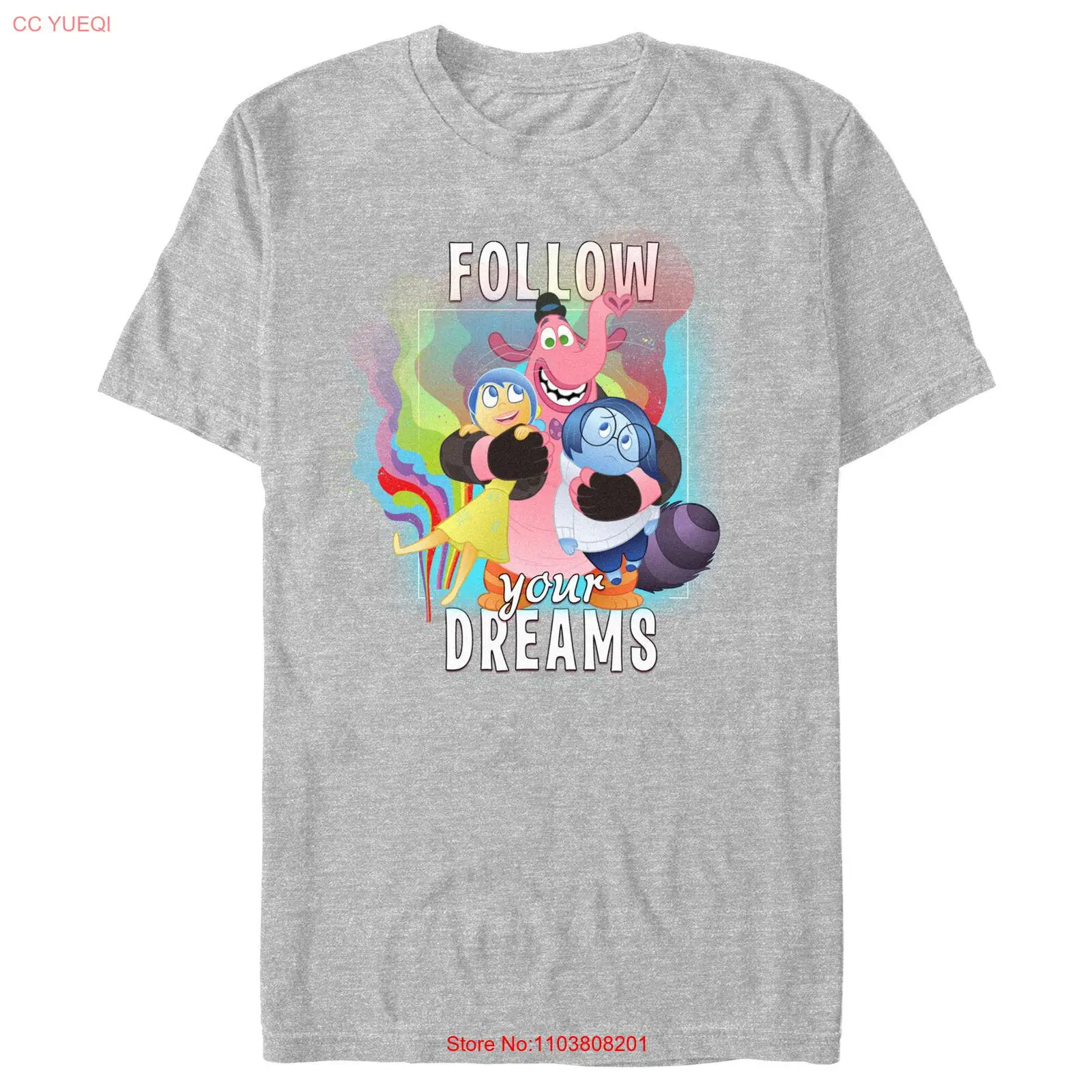 Мужская футболка с надписью Follow Your Dreams