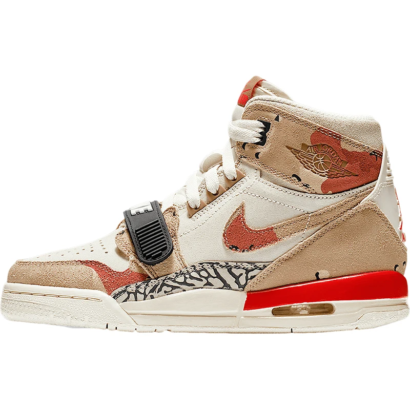 Оригинальные баскетбольные кроссовки Nike JORDAN GS со средним верхом на воздушной подушке для девочек AT4040-126 (art.: 3920d349e38ff) - 3920d349e38ff