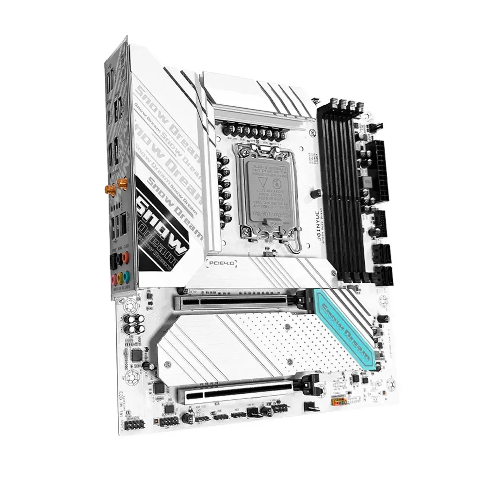Материнская плата JGINYUE B760M LGA 1700 поддержка процессора Intel Core i3/i5/i7/i9 12-й 13-й