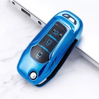 new soft tpu car remote key case cover holder for ford fusion fiesta mondeo ecosport kuga escort everest ranger f150 accessories