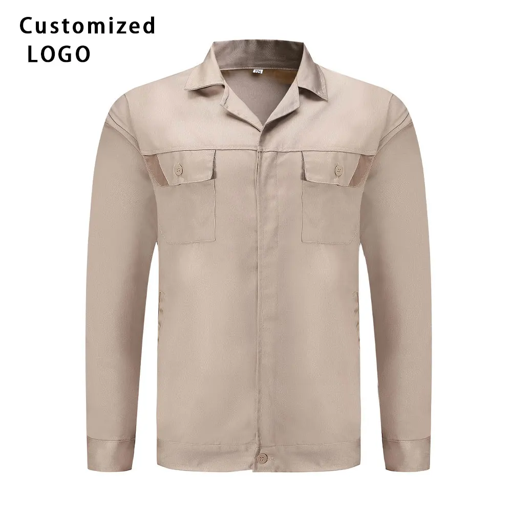 

Spring And Autumn Long Sleeve Overalls Set Engineering Uniforms Maintenance Tooling Labor Protection Uniforms Customization