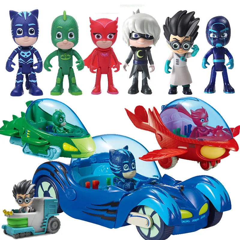 

Hasbro PJ Masks Toy Car Catboy Gekko Owlette Action Figures Collectible Model Car Dolls Toys Decorations Kids Birthday Gift