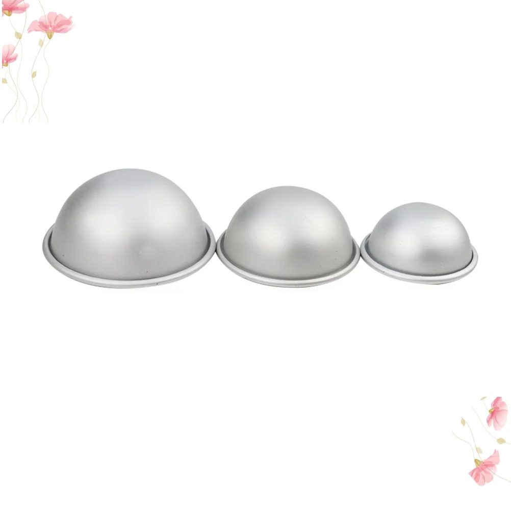 3 шт. Mei Niang DIY инструмент для выпечки De Para Gelatinas 3D форма полусферической формы