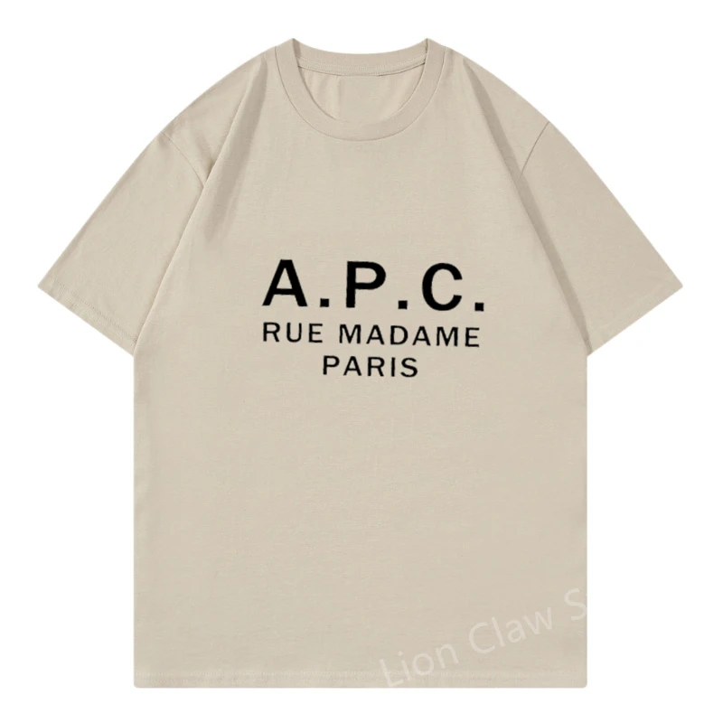 

Summer T-Shirt Women Short Sleeve T Shirts For Men Letter Print Fashion 2023 Brand Cotton Tshirt Female Tee Top Clothes