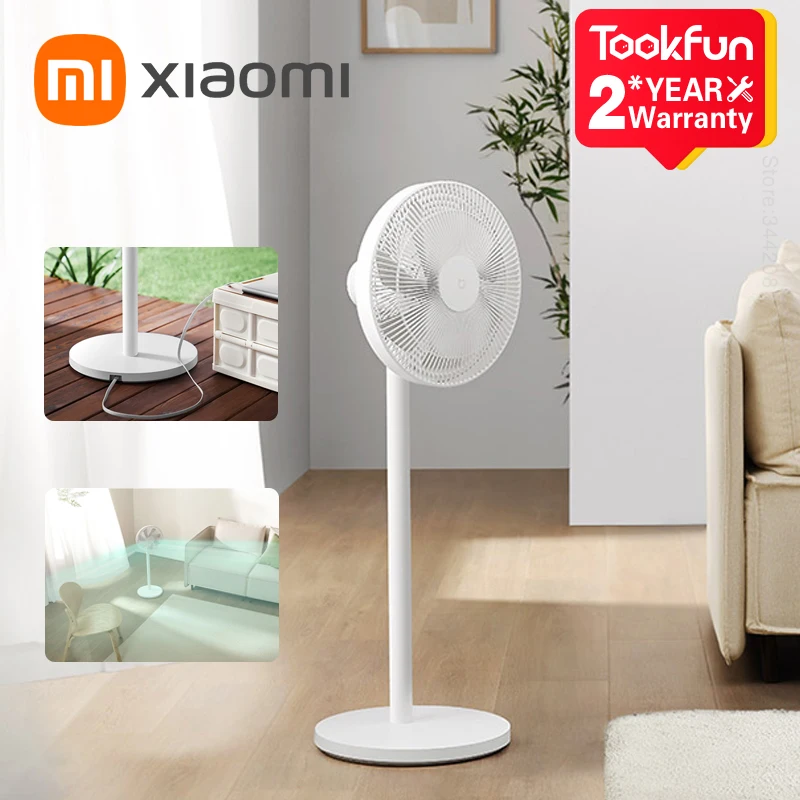 

XIAOMI MIJIA Smart DC Standing Fan 1X Upgraded Version For Home Electric Floor Fans 14M Air Supply Distance 100 Wind Speed Modes