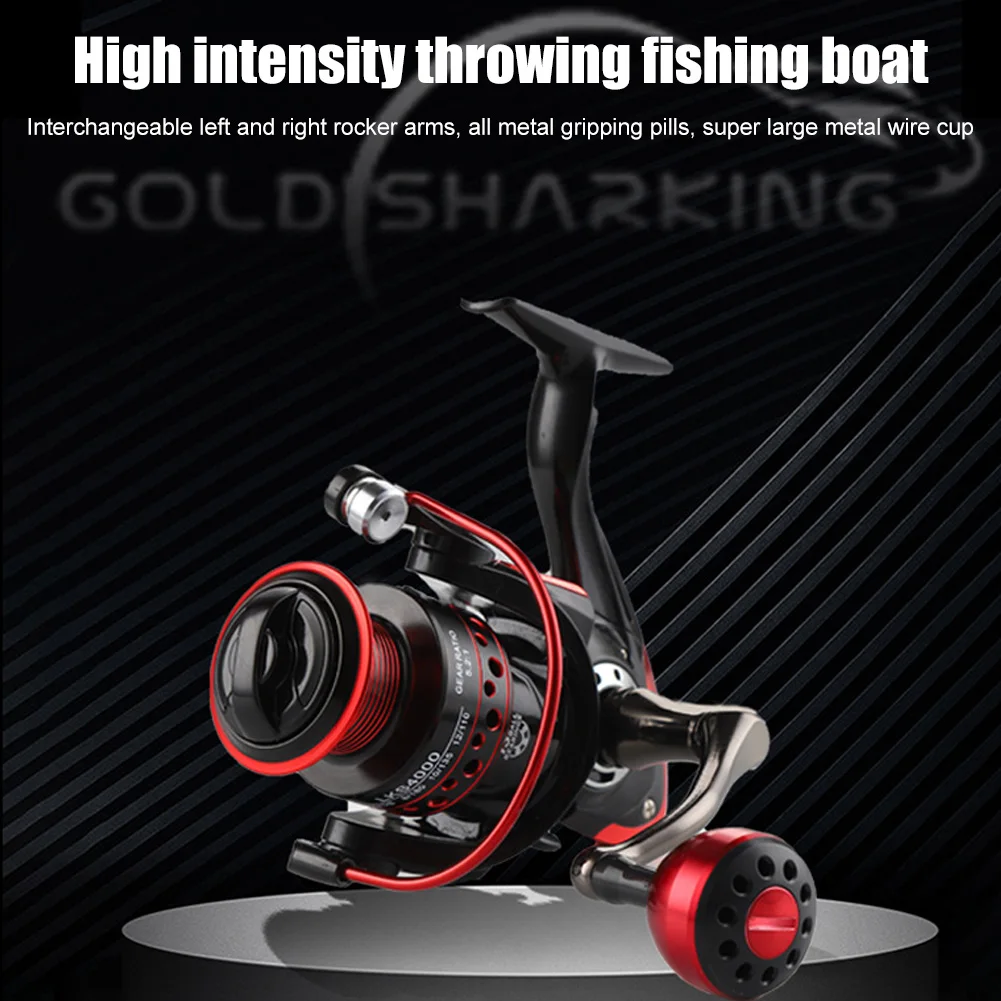 

Рыболовная катушка, металлическая катушка для спиннинга 2000-7000, металлическая ручка, практичное рыболовное колесо для ловли карпа, аксессуа...