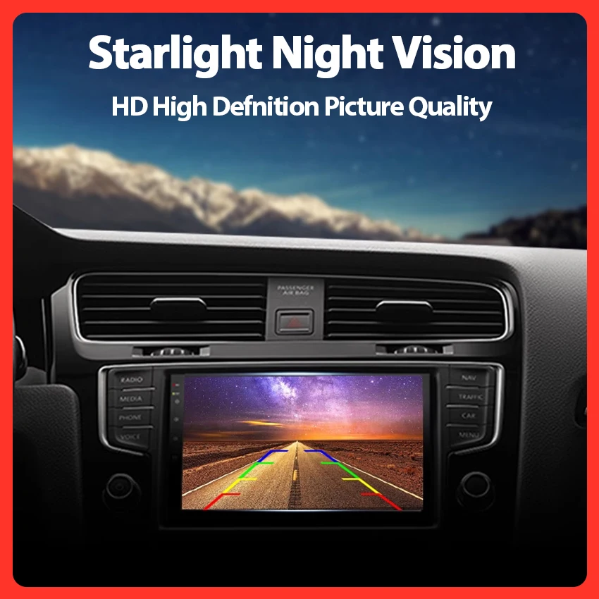 Фото CCD HD 170 °   Камера заднего вида Fisheye для Hyundai Tucson JM 2004-2009: аксессуары для парковочного монитора автомобиля №3