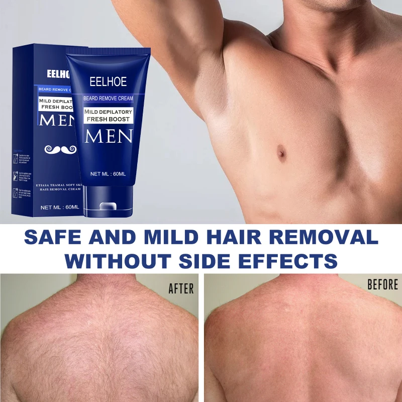 

Beard Removal Men's Grooming Long-lasting Results Professional Results Boosts Hair Growth Painless Hair Removal Painless